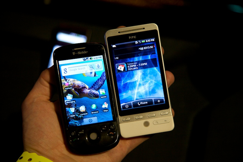Illustration for article titled HTC Android Family Portraits: G1, myTouch 3G and Hero